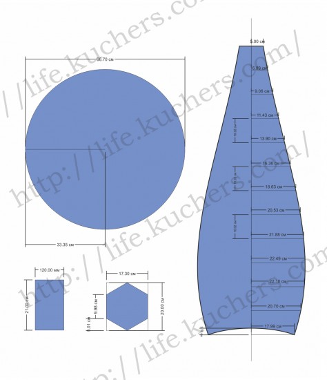 как нарисовать кресло мешок