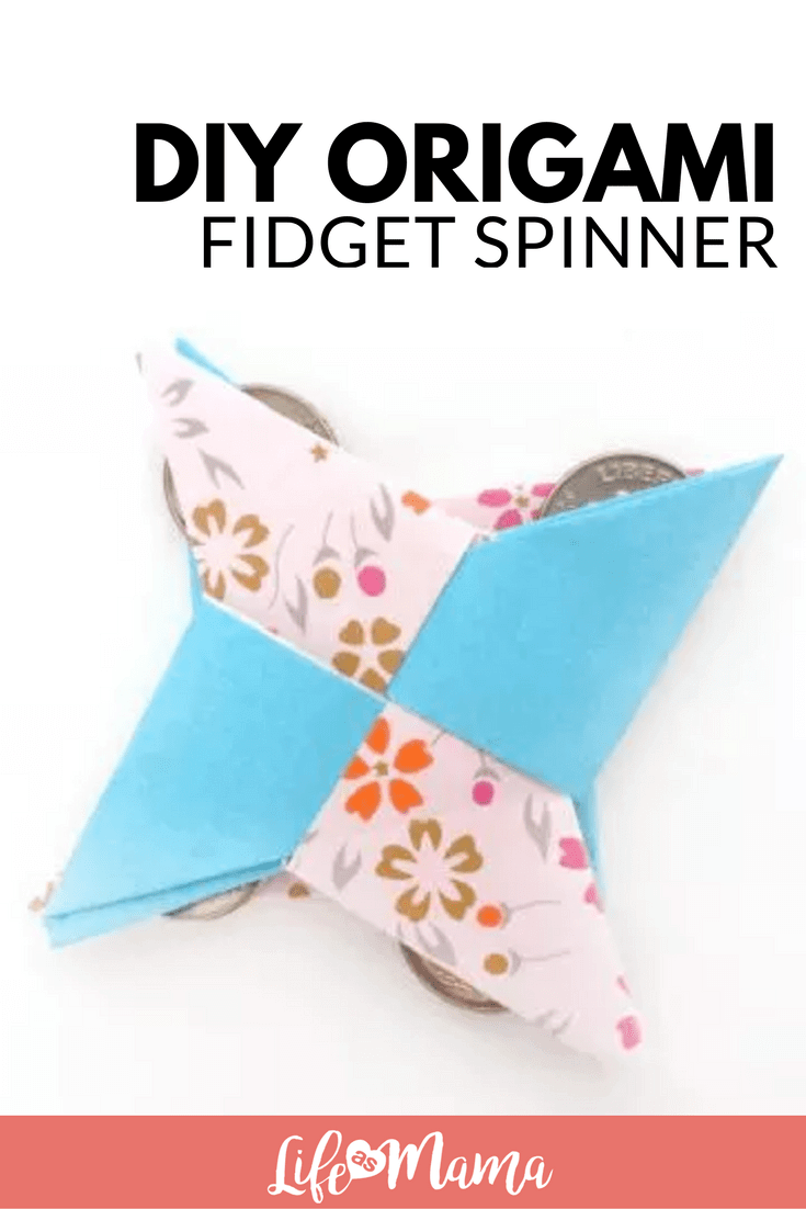 DIY Origami Fidget Spinner