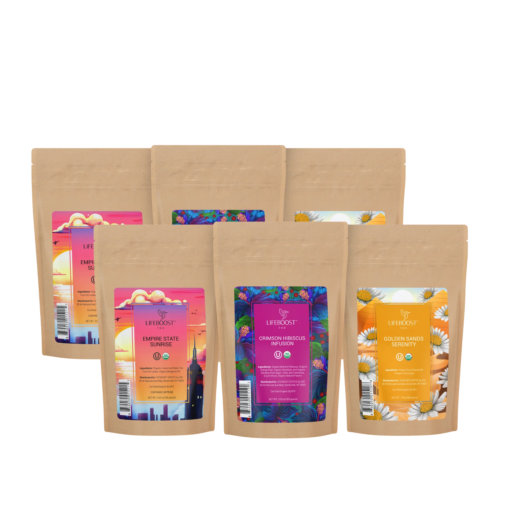 Lifeboost World Explorer Tea Trio Lifeboost Coffee