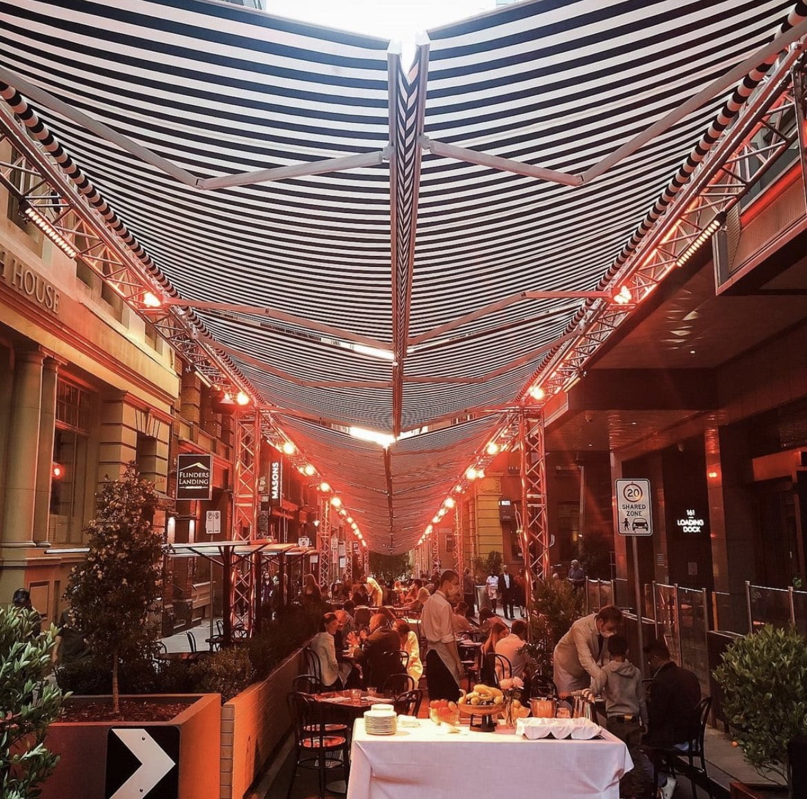 Outdoor dining in a COVID world Shades