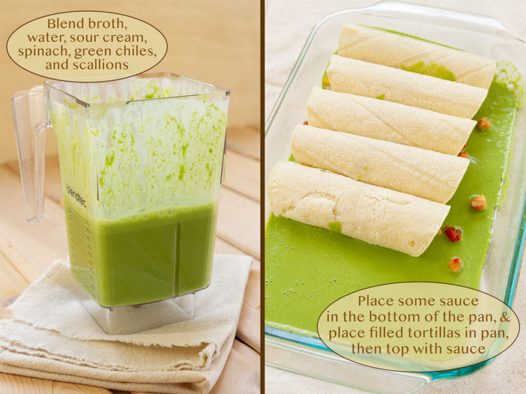 Healthy Green Chickpea Enchiladas Life Currents