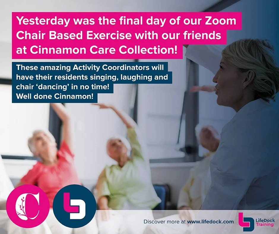 Chair Based Exercise is booming at Cinnamon Care Collection! LifeDock