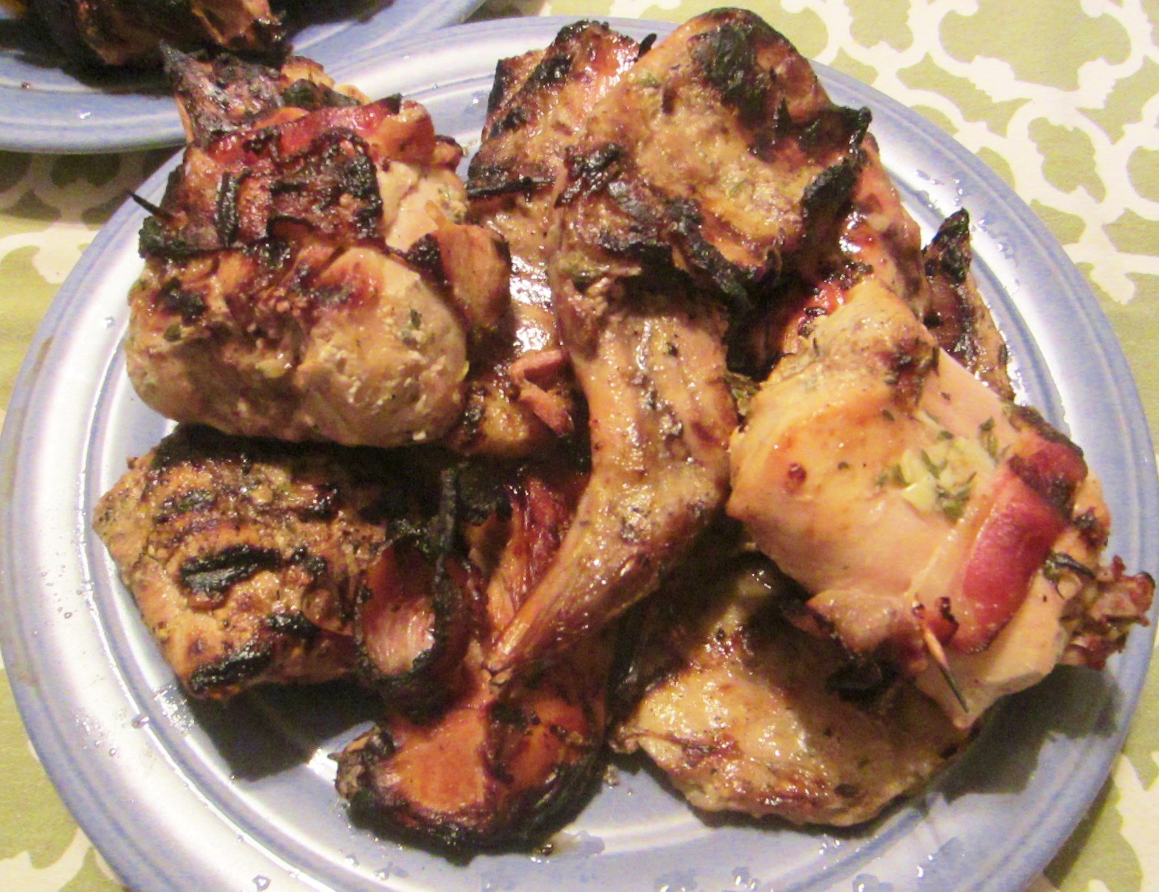 Grilled LemonGarlic Rabbit Wrapped in Bacon Life From Scratch