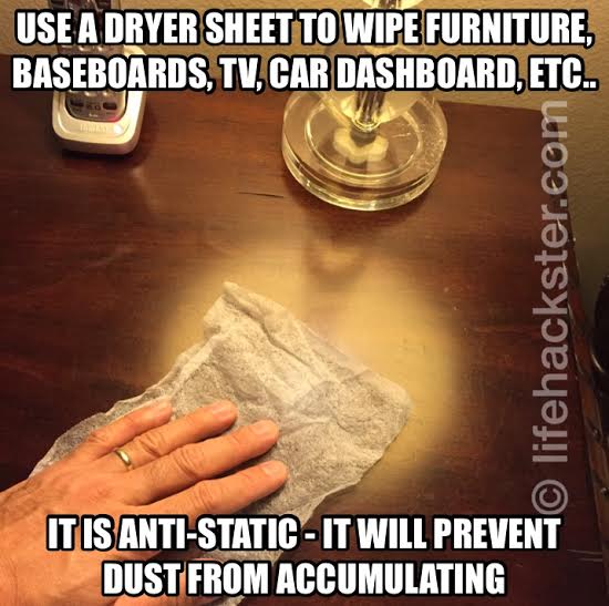 Dryer Sheets AntiStatic Duster Life Hackster