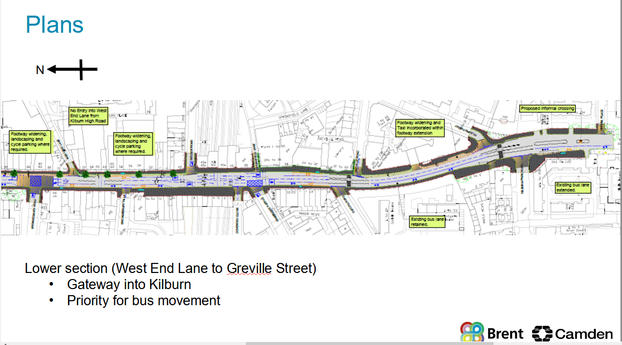 Lower Kilburn High Road scheme to be implemented on 31st January 2022