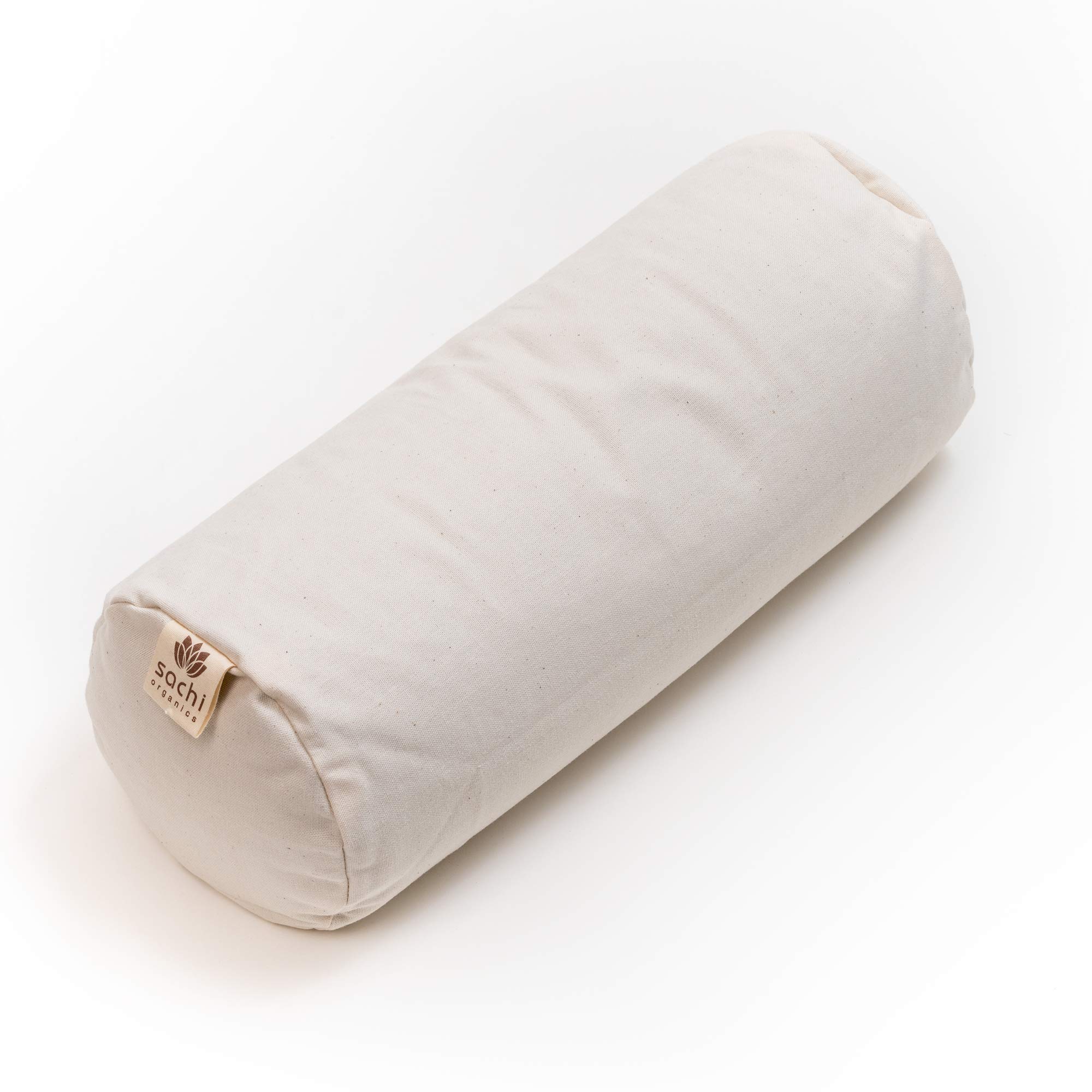 Sachi Organics Buckwheat Cylinder Neck Pillow LifeIRL
