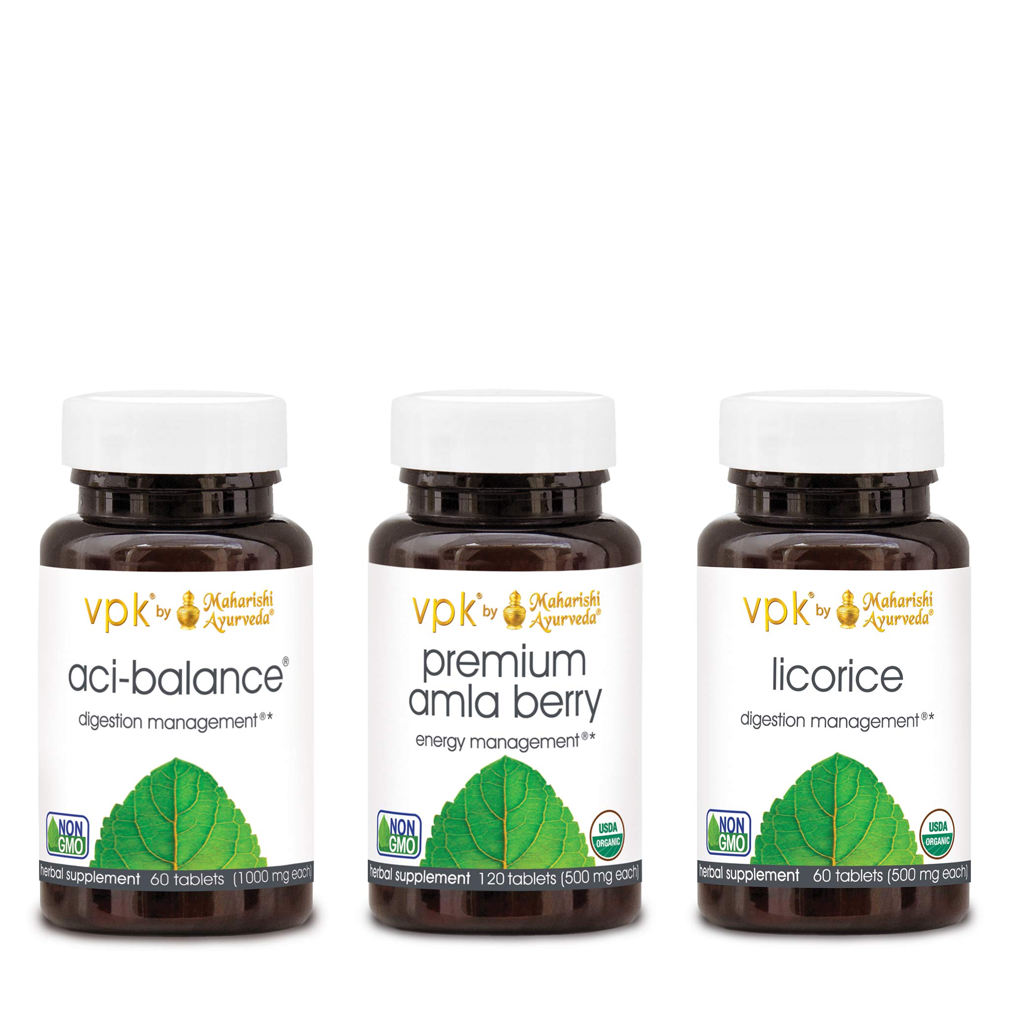 Healthy Stomach Acidity Set (AciBalance, Premium Amla Berry, Licorice