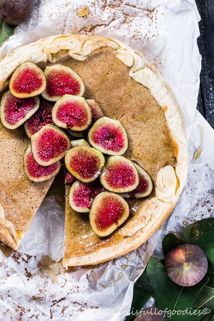 ZimtRahmkuchen mit frischen Feigen und Honig Life Is Full Of Goodies