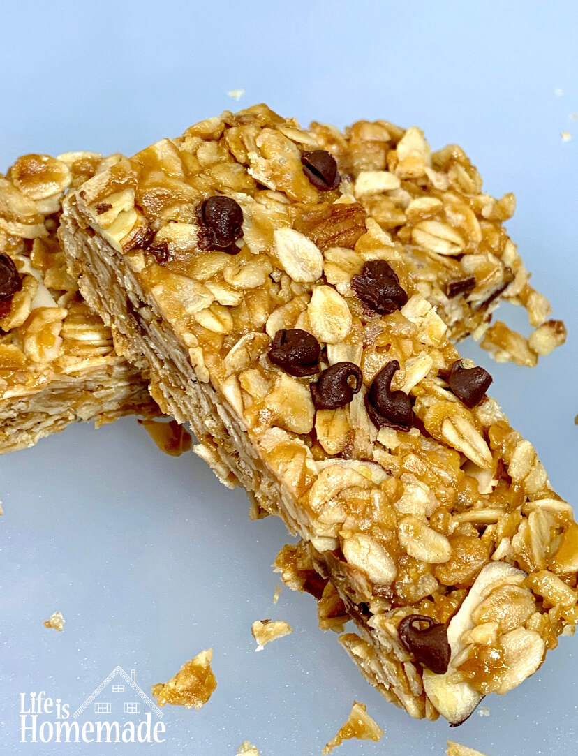 Simple Almond Butter Granola Bars