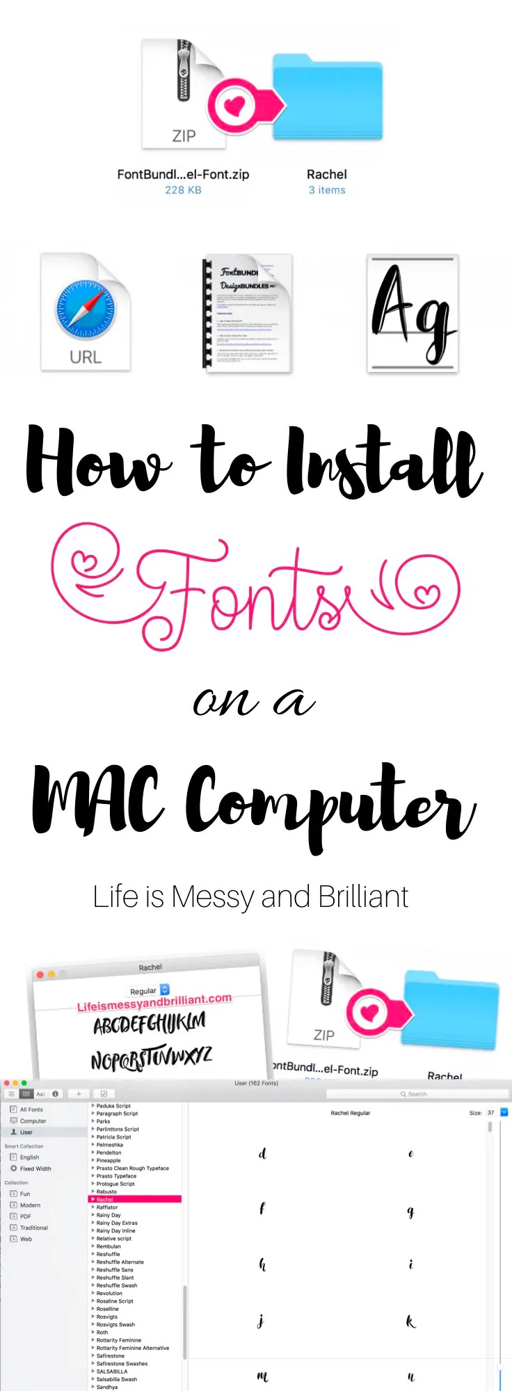 How to Install Fonts on a Mac Computer
