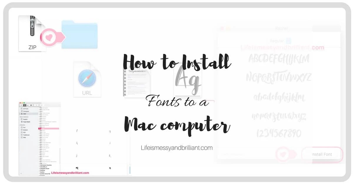 How to Install Fonts on a Mac Computer