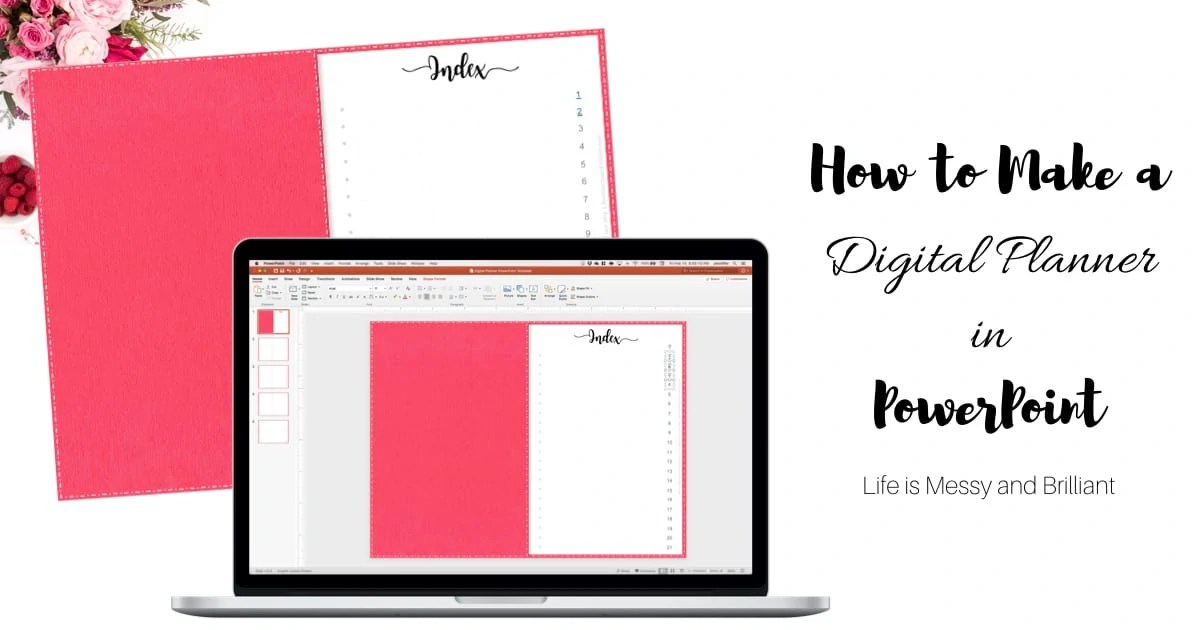 How to Create a Digital Planner in PowerPoint Digital Planner Template