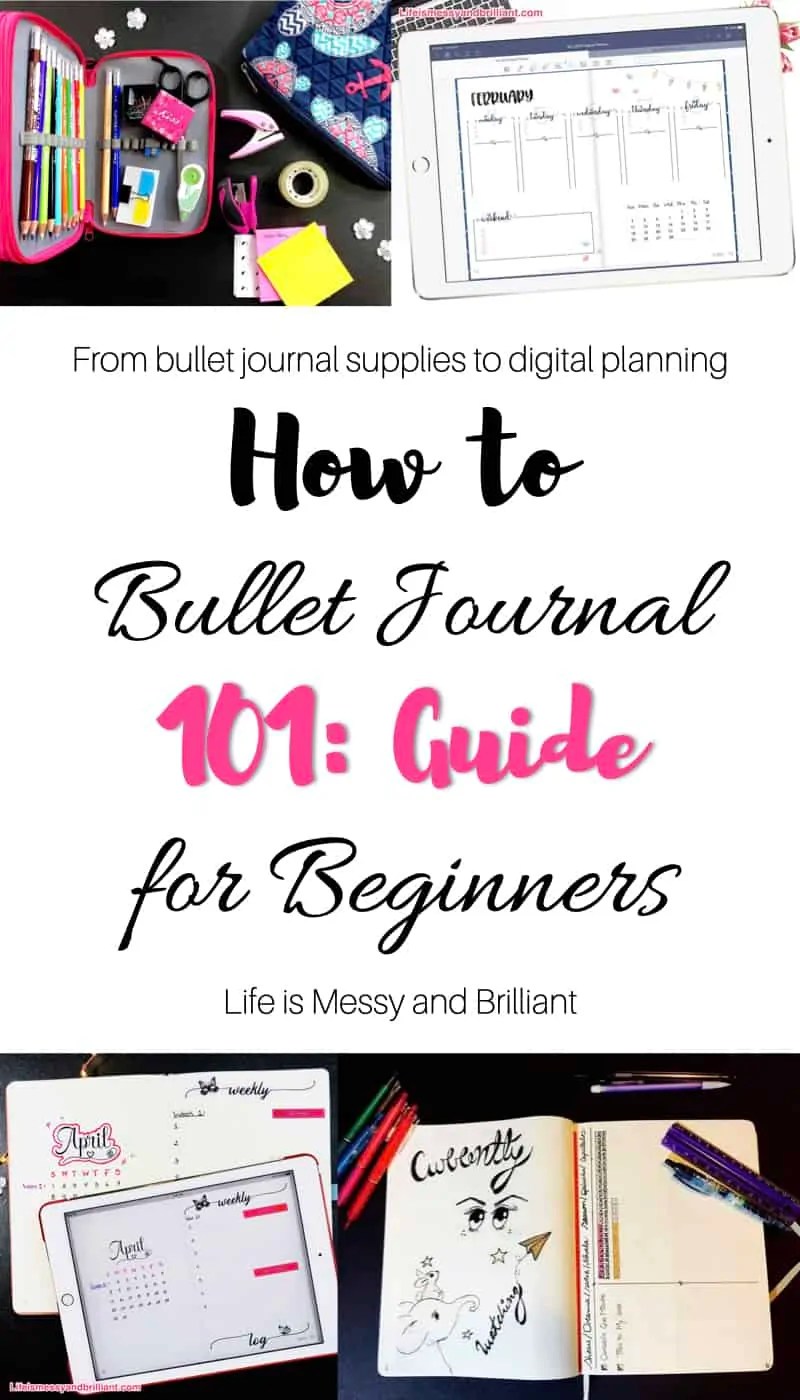 How to Bullet Journal for Beginners How to Start a Bullet journal