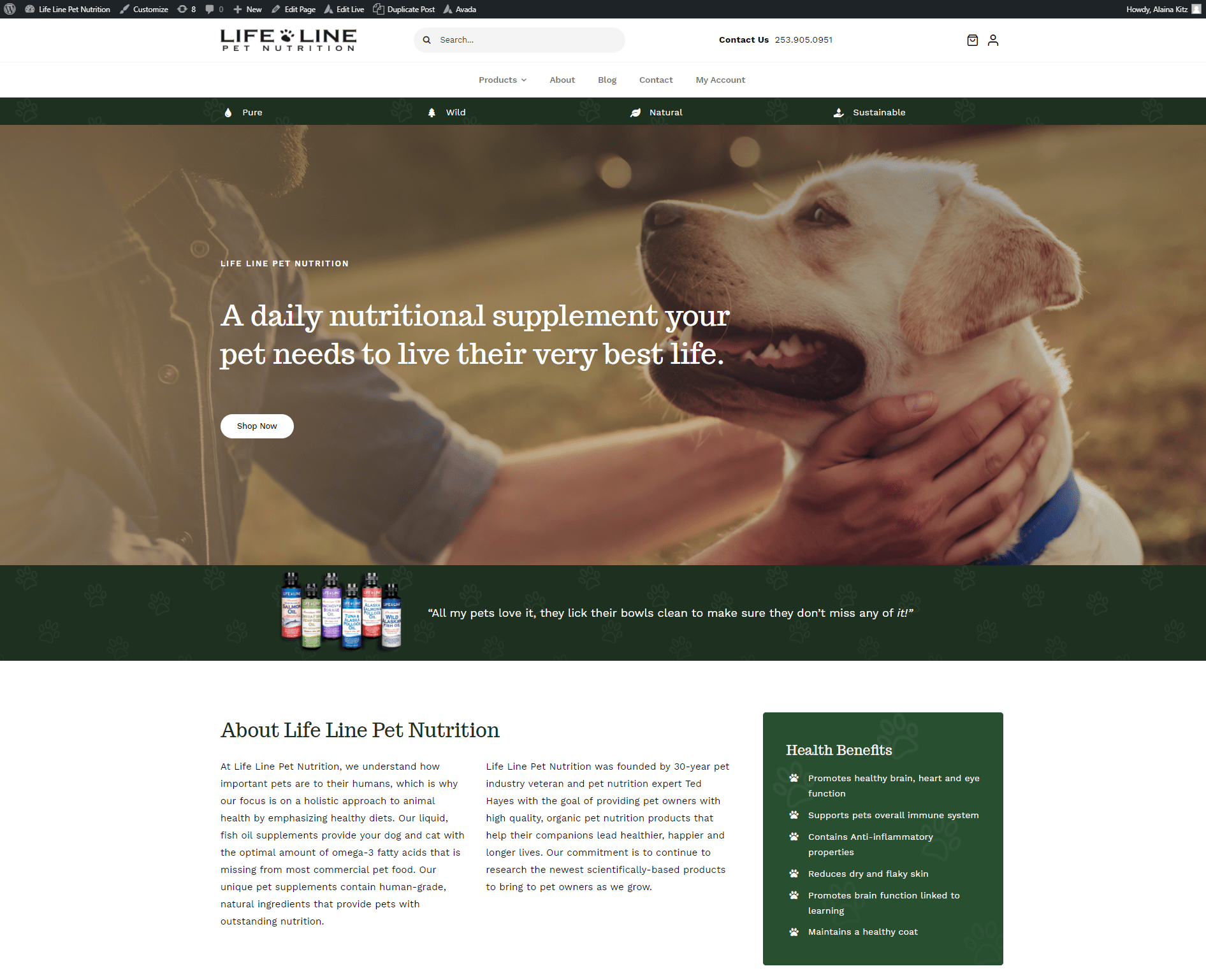 Home Life Line Pet Nutrition