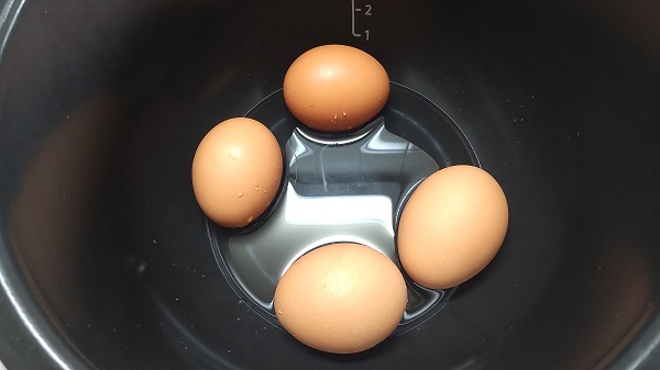 ホットクックでゆで卵を作る 独身、一人暮らしの日記