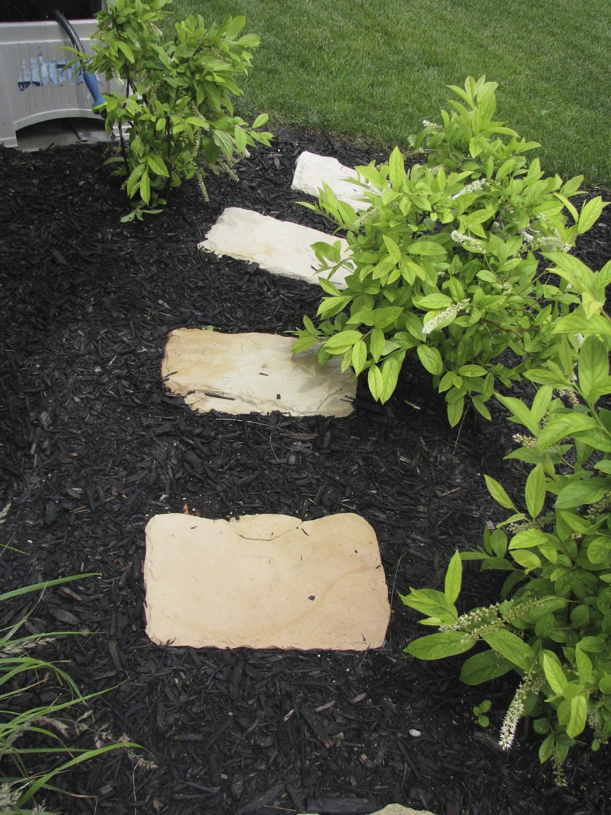 Laying Stepping Stones Life Love Larson