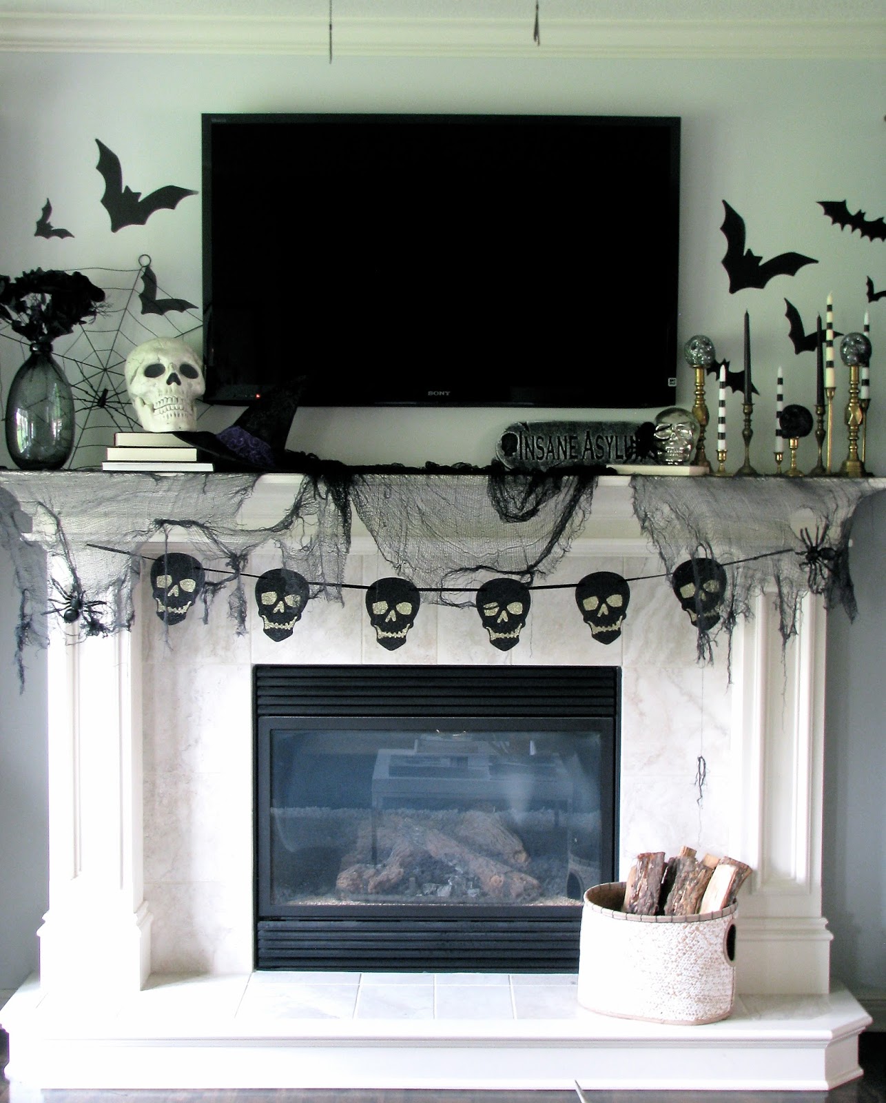 Halloween Mantel Life Love Larson