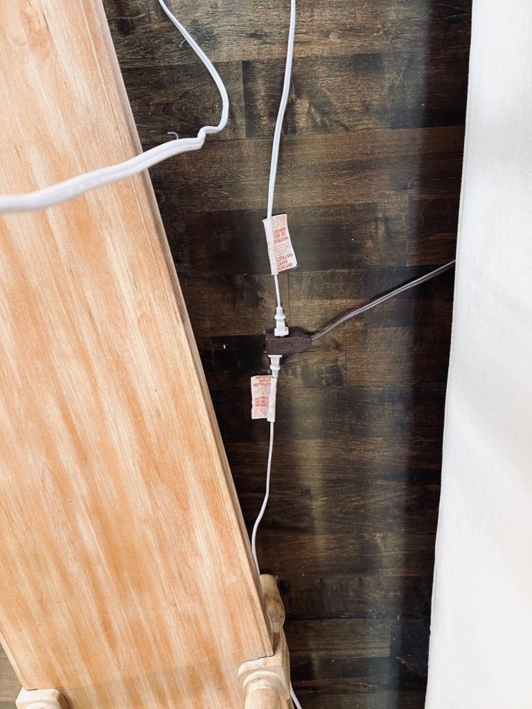 Everett Foyer Table Review and How to Hide Lamp Cords Life Love Larson