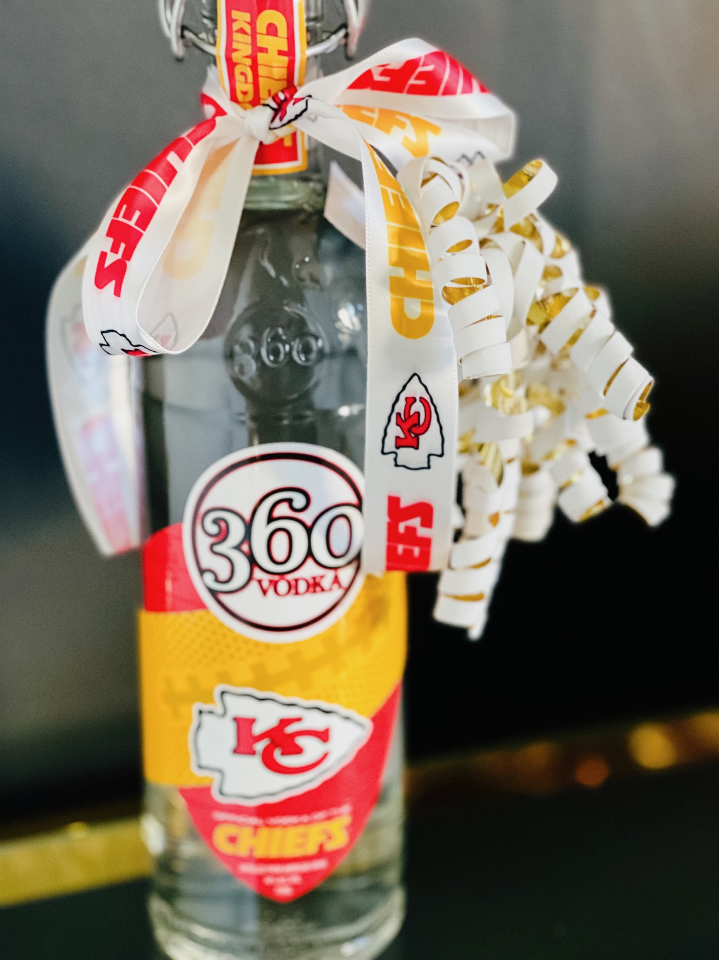 360 Vodka [2021 Chiefs Limited Edition Bottle] Life Love Larson