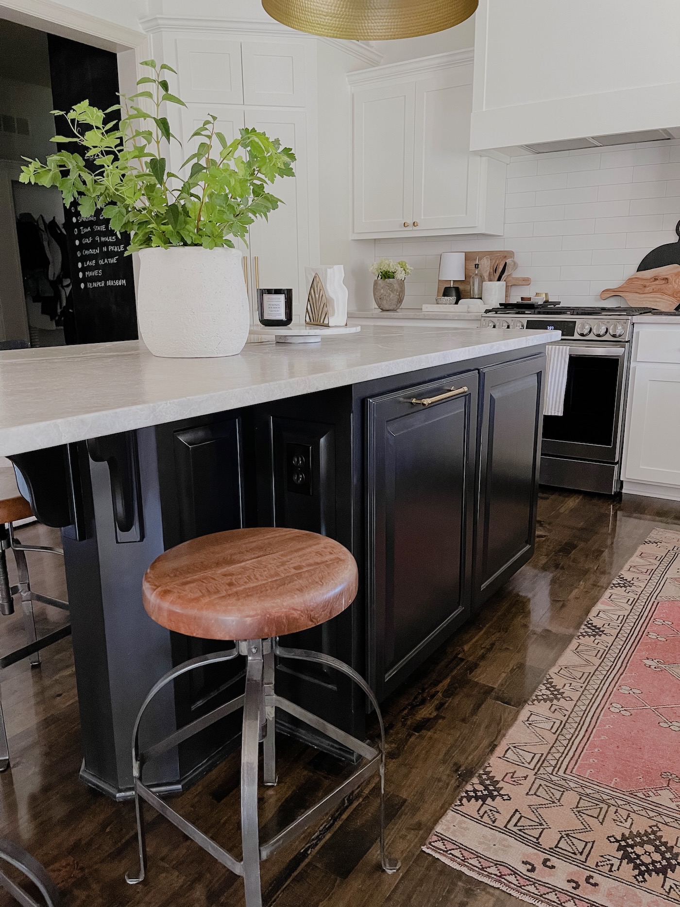 Why We Love Our Kitchen Island Painted Black Life Love Larson
