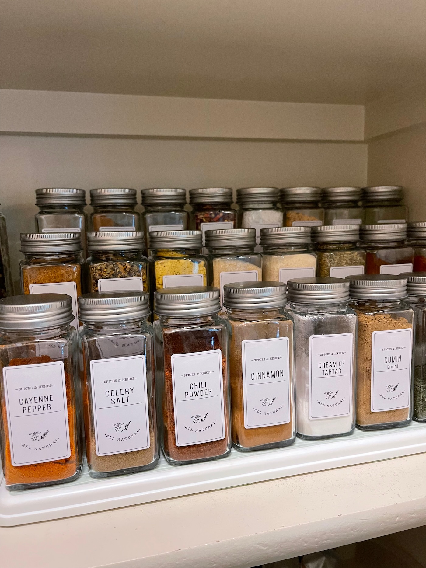 The Best Way to Organize Spices Using Glass Jars Life Love Larson