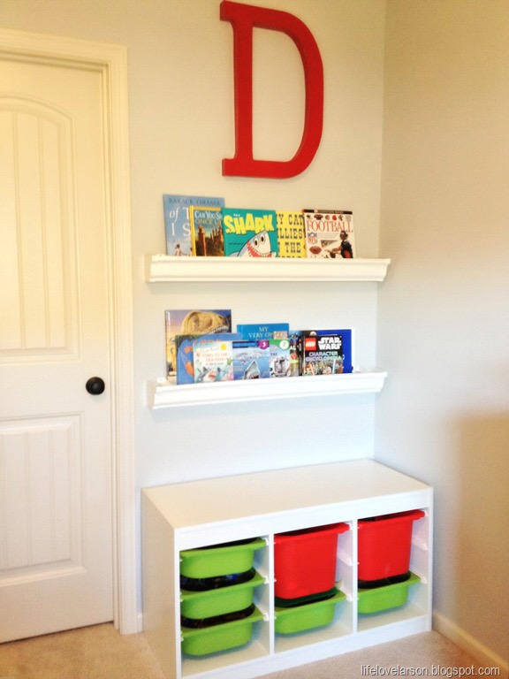 DIY Rain Gutter Bookshelves Life Love Larson