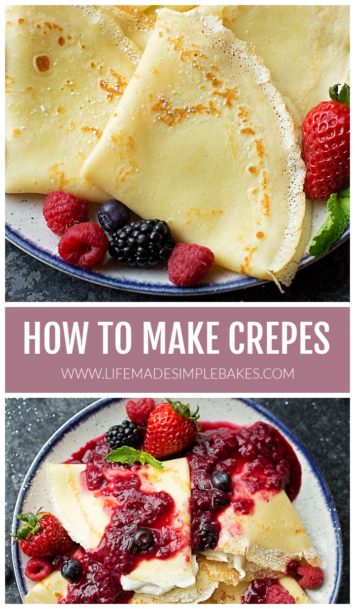 How to Make Crepes (With Berries + Cream Filling) | Life Made Simple