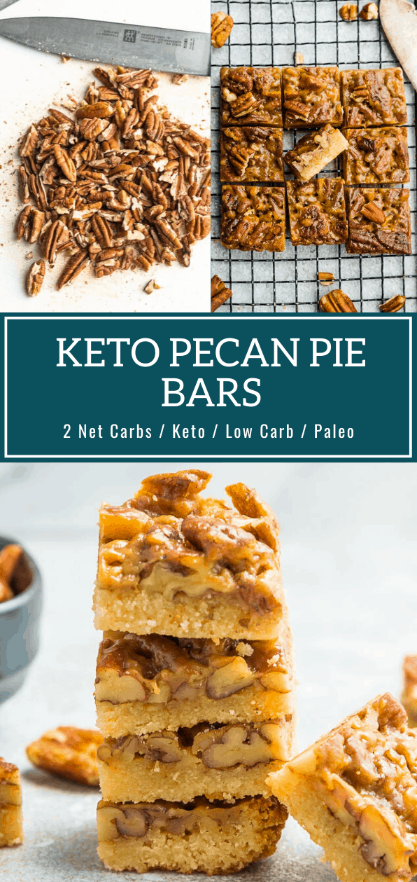 Keto Pecan Pie Bars The BEST Low Carb Dessert Paleo SugarFree