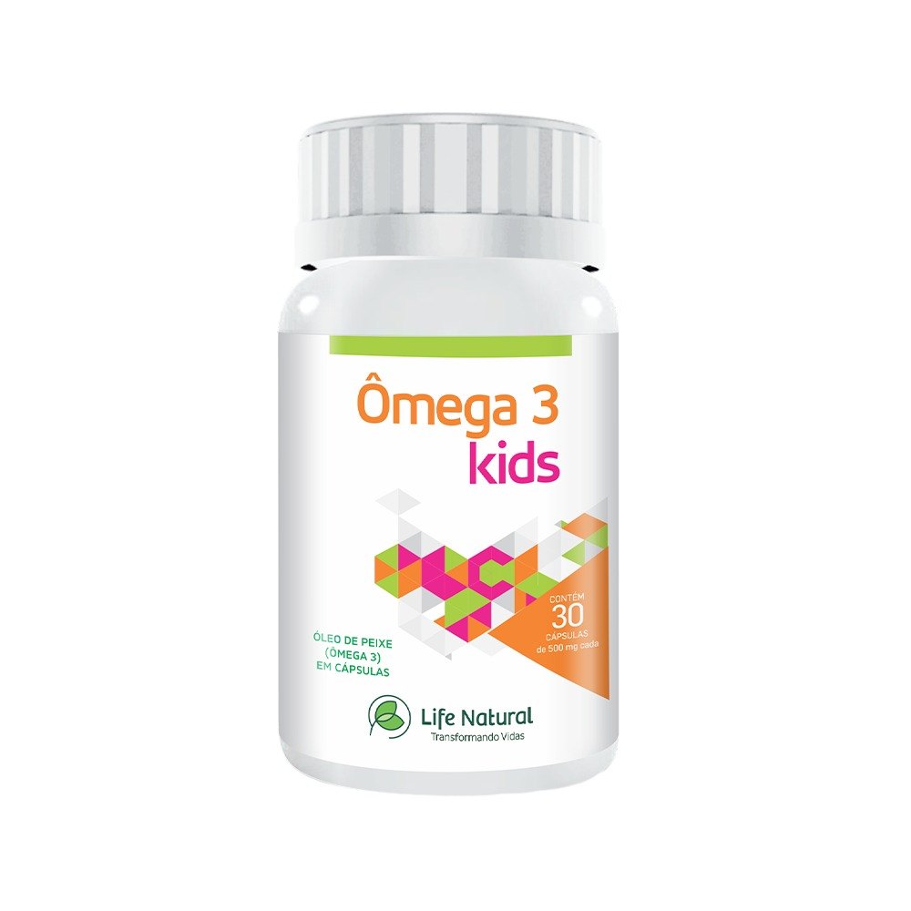 Omega 3 Kids Life ( 30 Capsulas) Suplementos Life Sua Loja de