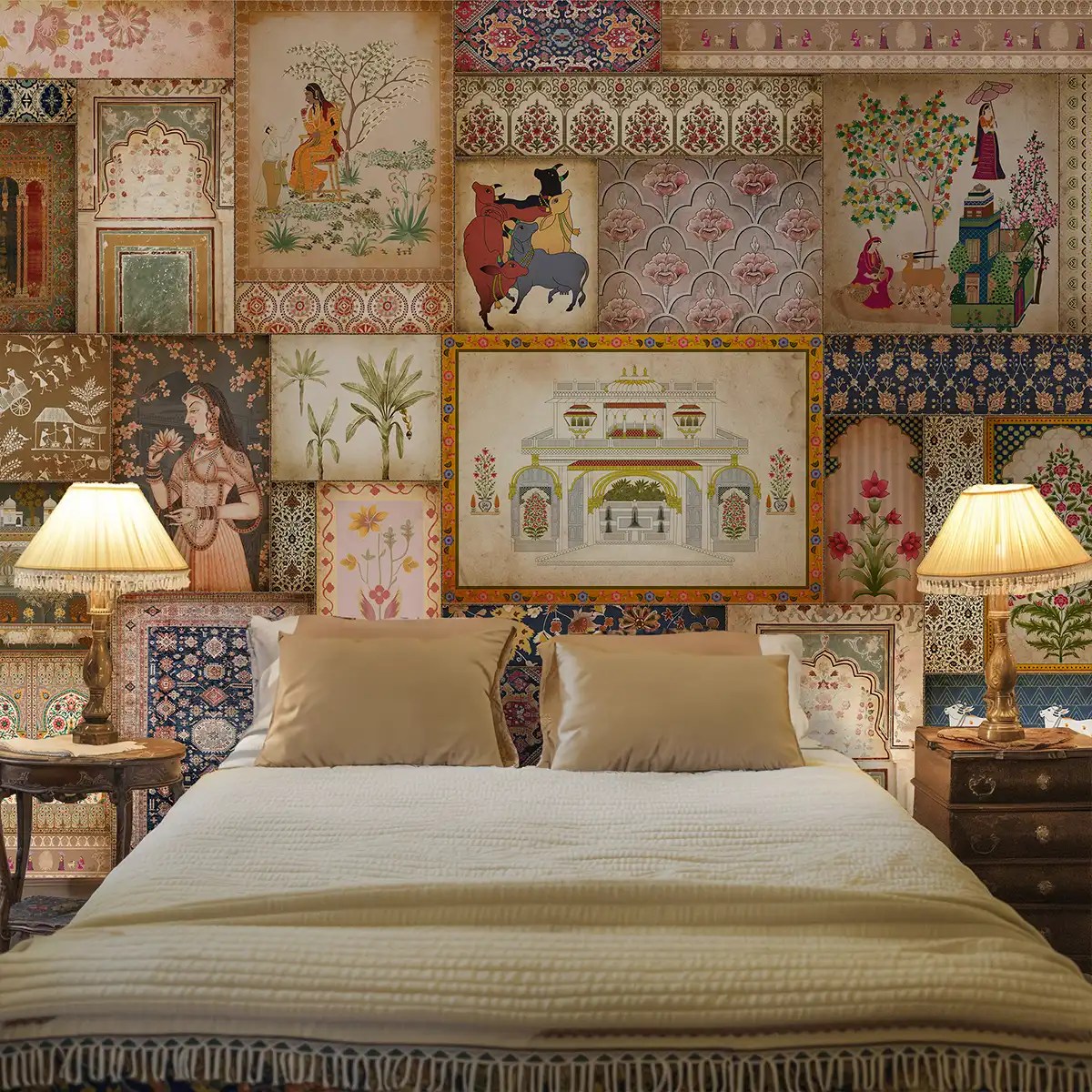 Kahani Indian Art Theme Wallpaper Life N Colors
