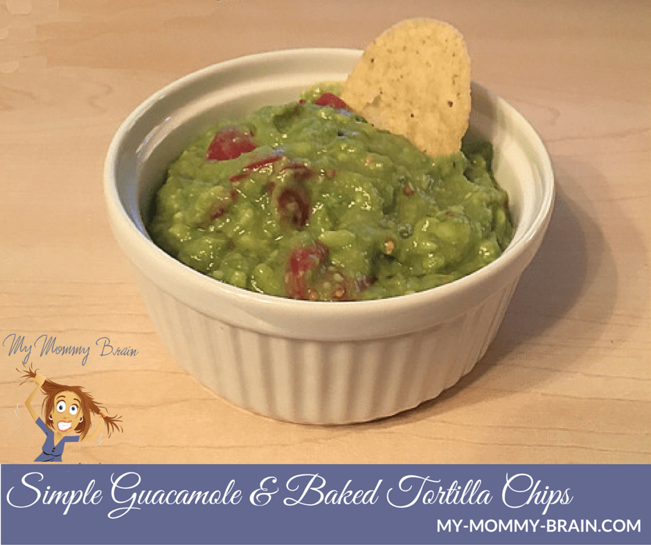 Simple Guacamole & Baked Tortilla Chips Life of a Ginger