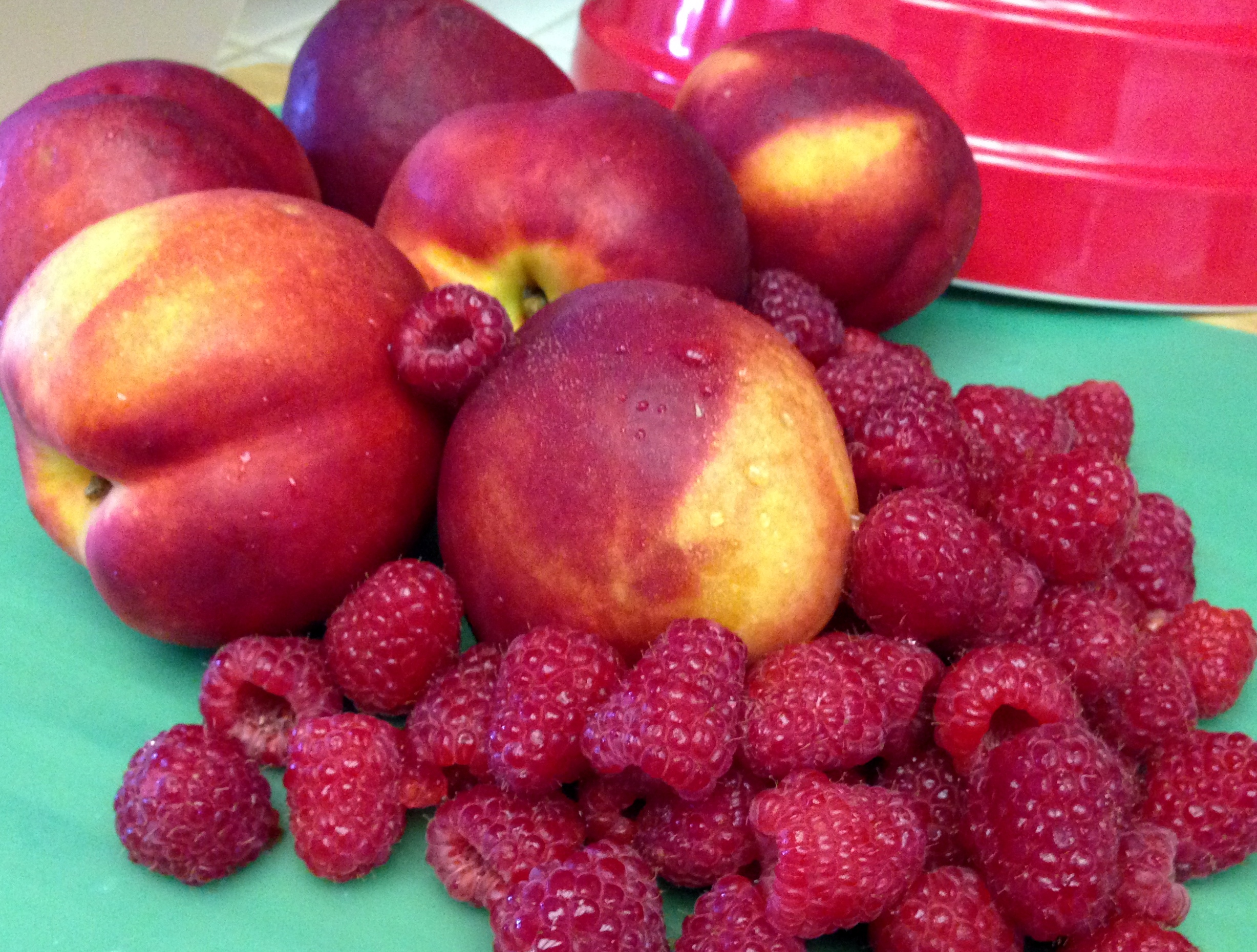 Gluten Free Nectarine Raspberry Crumble Life of the Party Always!