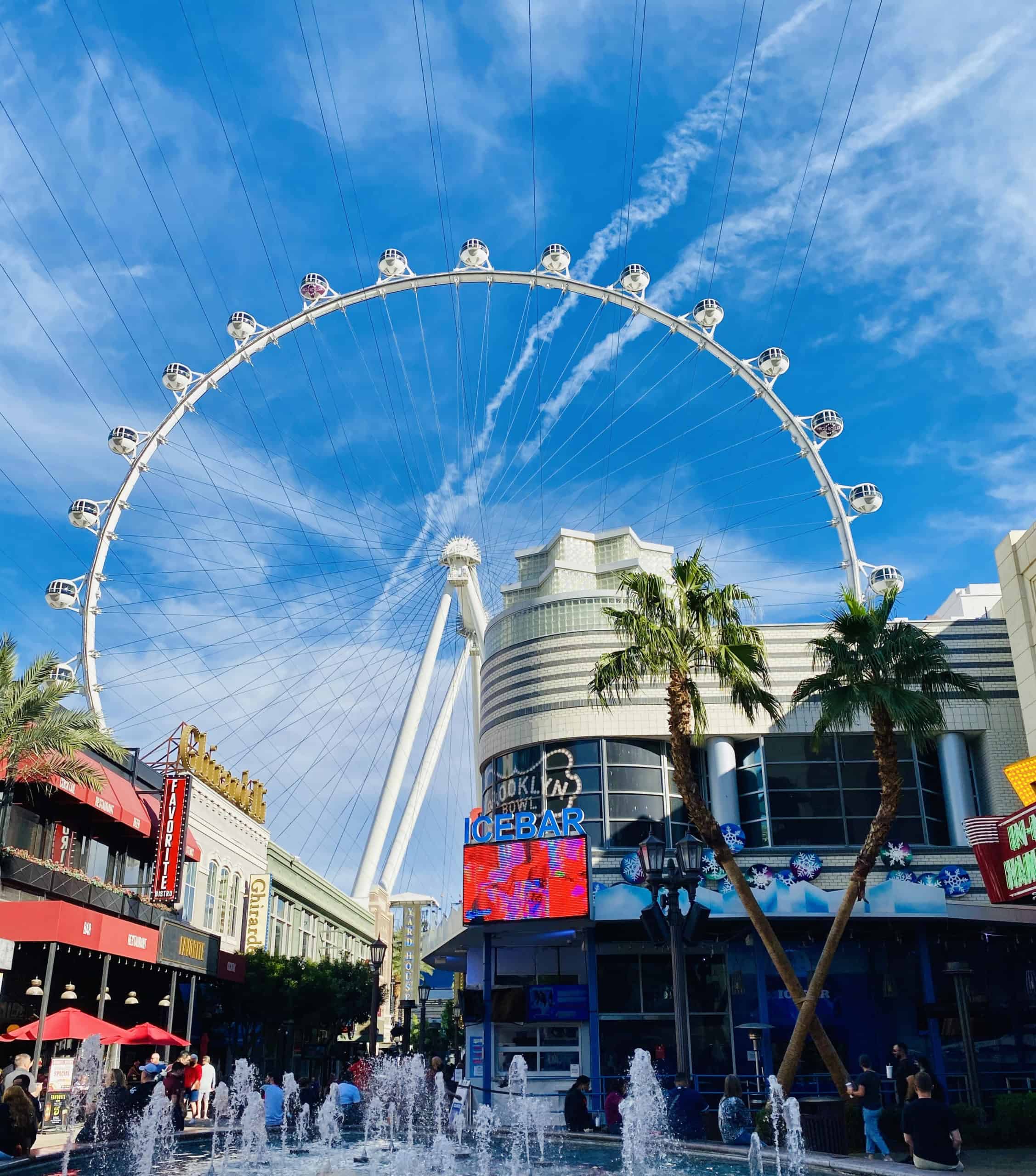 The LINQ Promenade Las Vegas & High Roller Life on Lavender