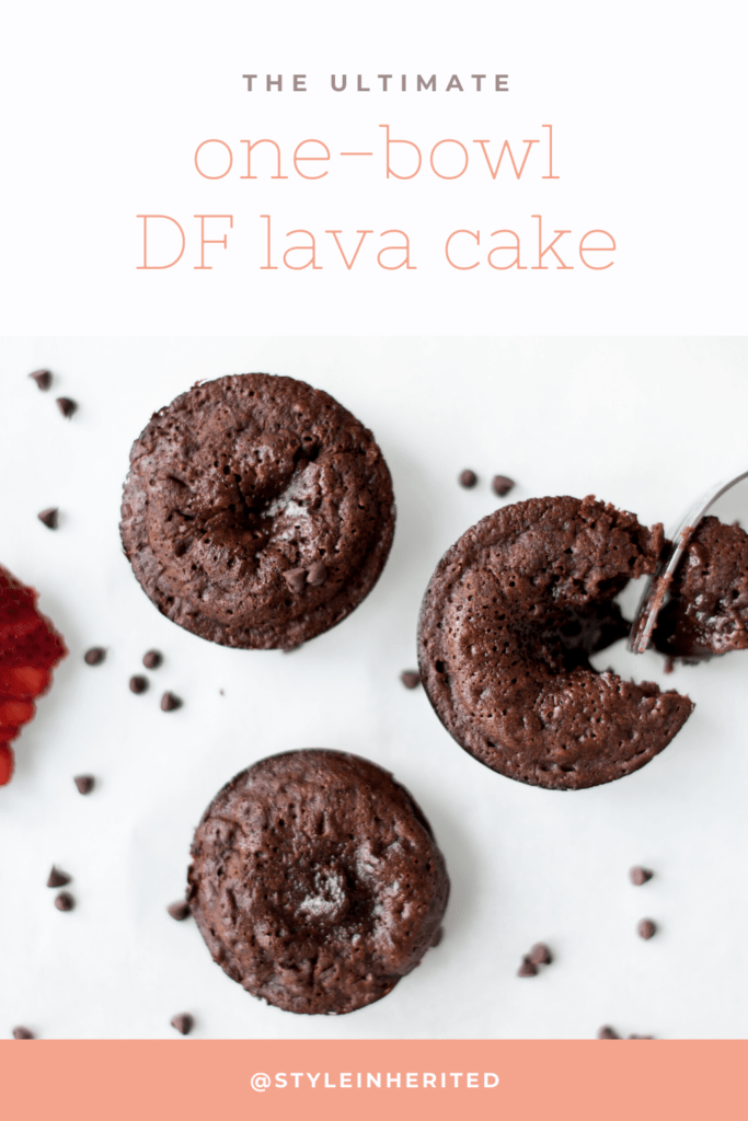 One Bowl, Dairy Free Chocolate Lava Cakes Life on Phillips Lane