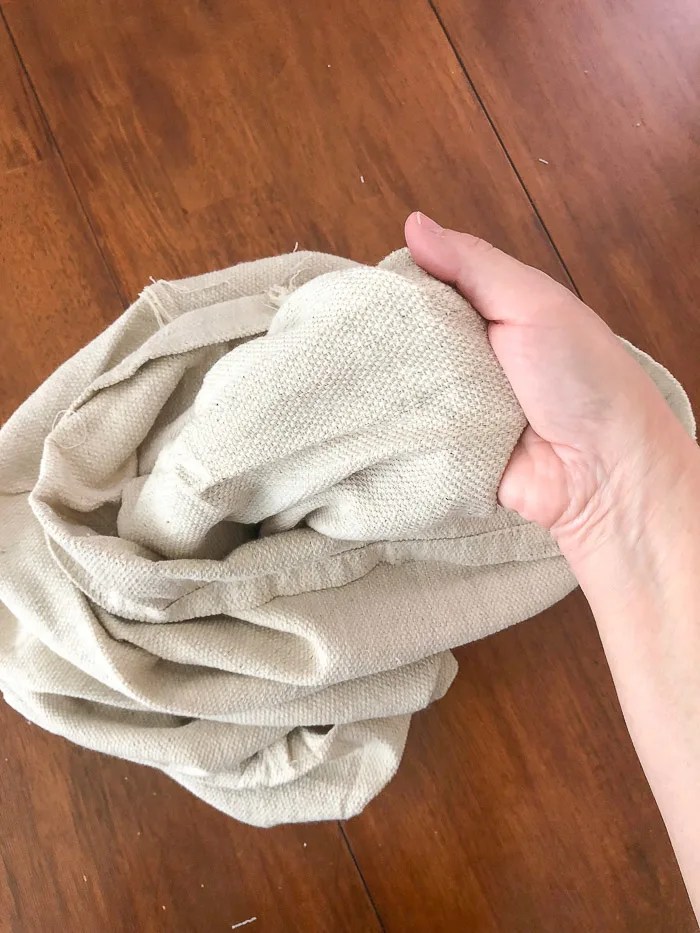 Easy Sew Drop Cloth Table Runner