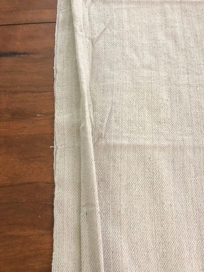 Easy Sew Drop Cloth Table Runner