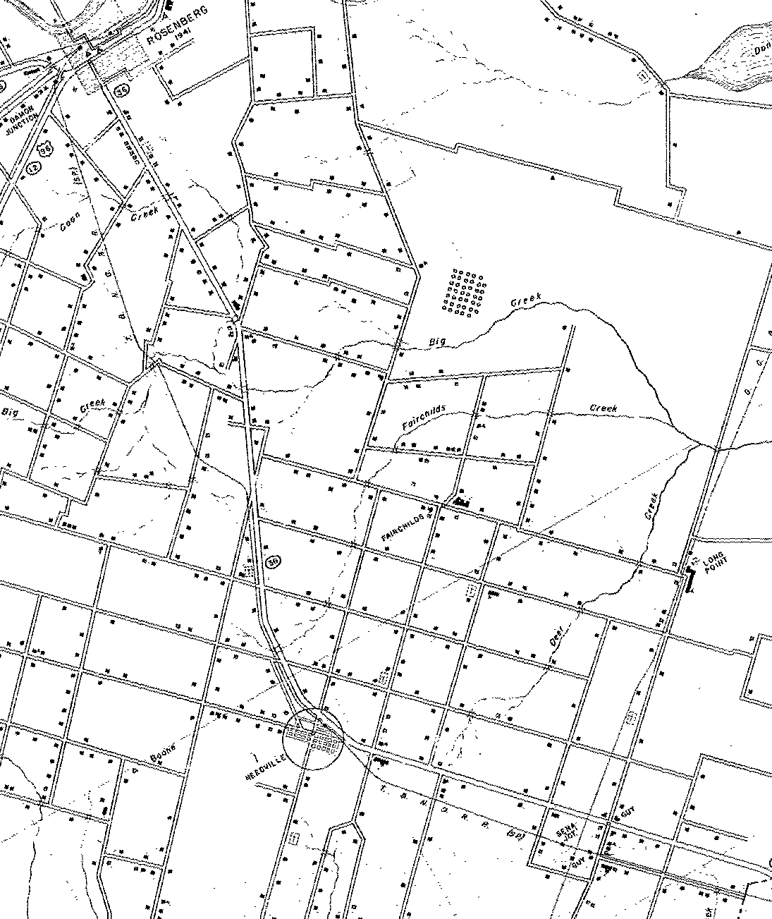 Galveston, Harrisburg and San Antonio Railway, Texas