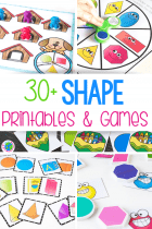 Preschool Shape Printables And Activities -