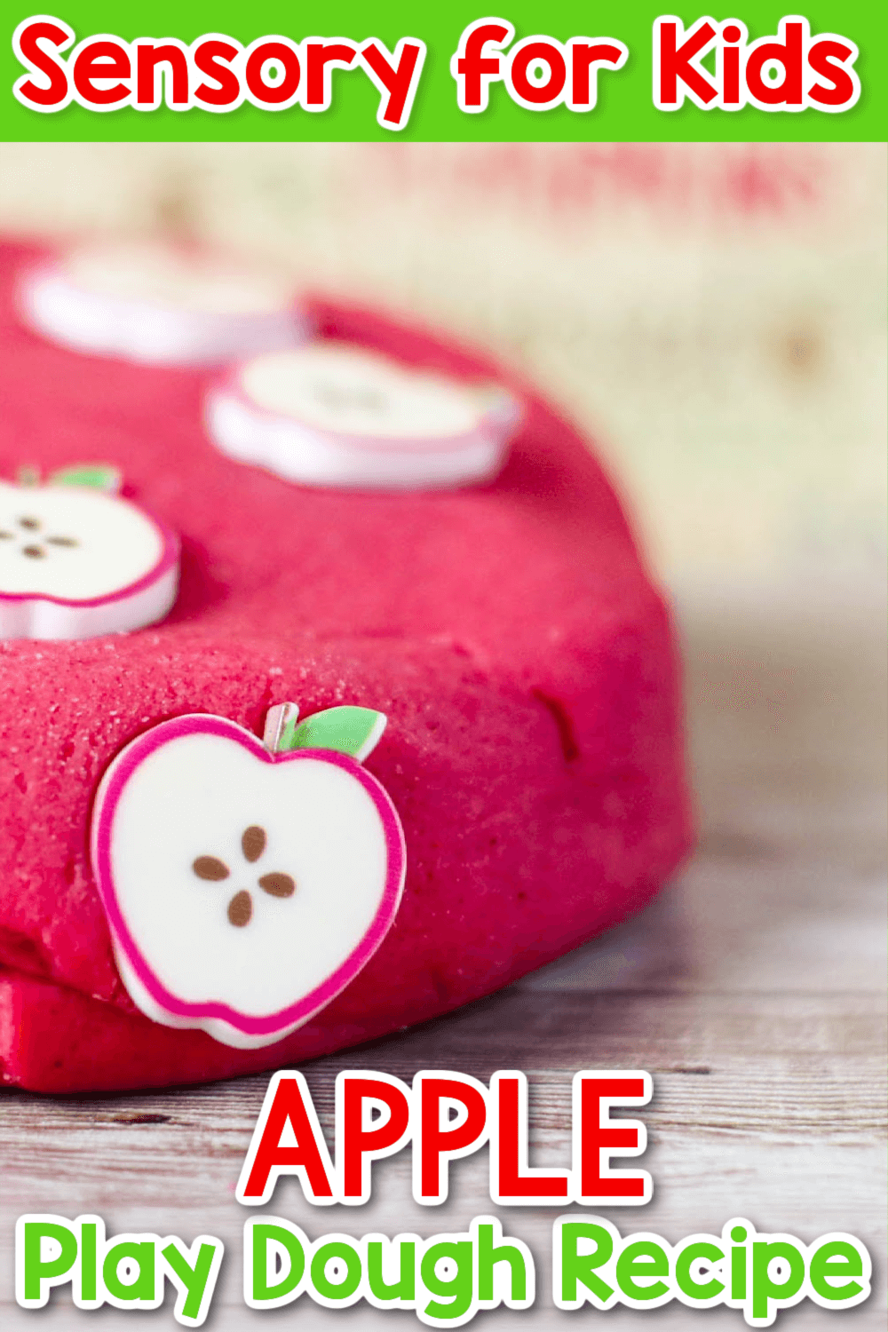 Easy NoCook Apple Cinnamon Play Dough Recipe