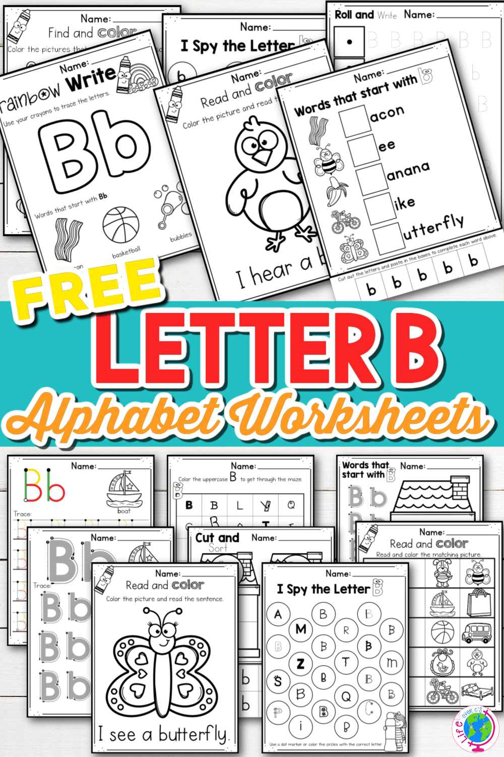 30 Free Printable Letter B Alphabet Worksheets