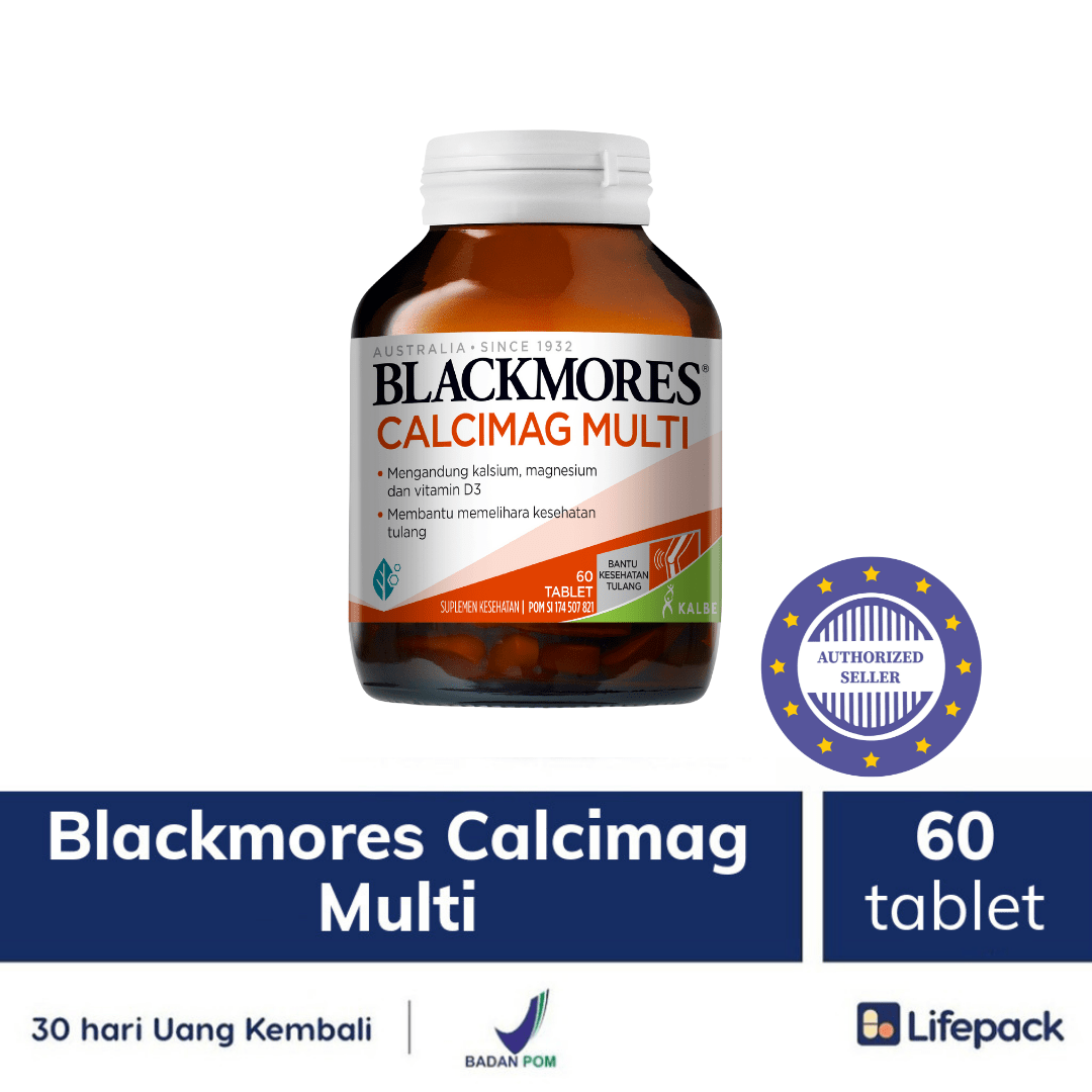 BLACKMORES CALCIMAG MULTI VITAMIN TULANG Vitamin D3, Kalsium