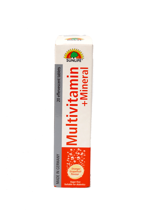 Sunlife Multivitamin Orange Effervescent Tab 20's LifePlus