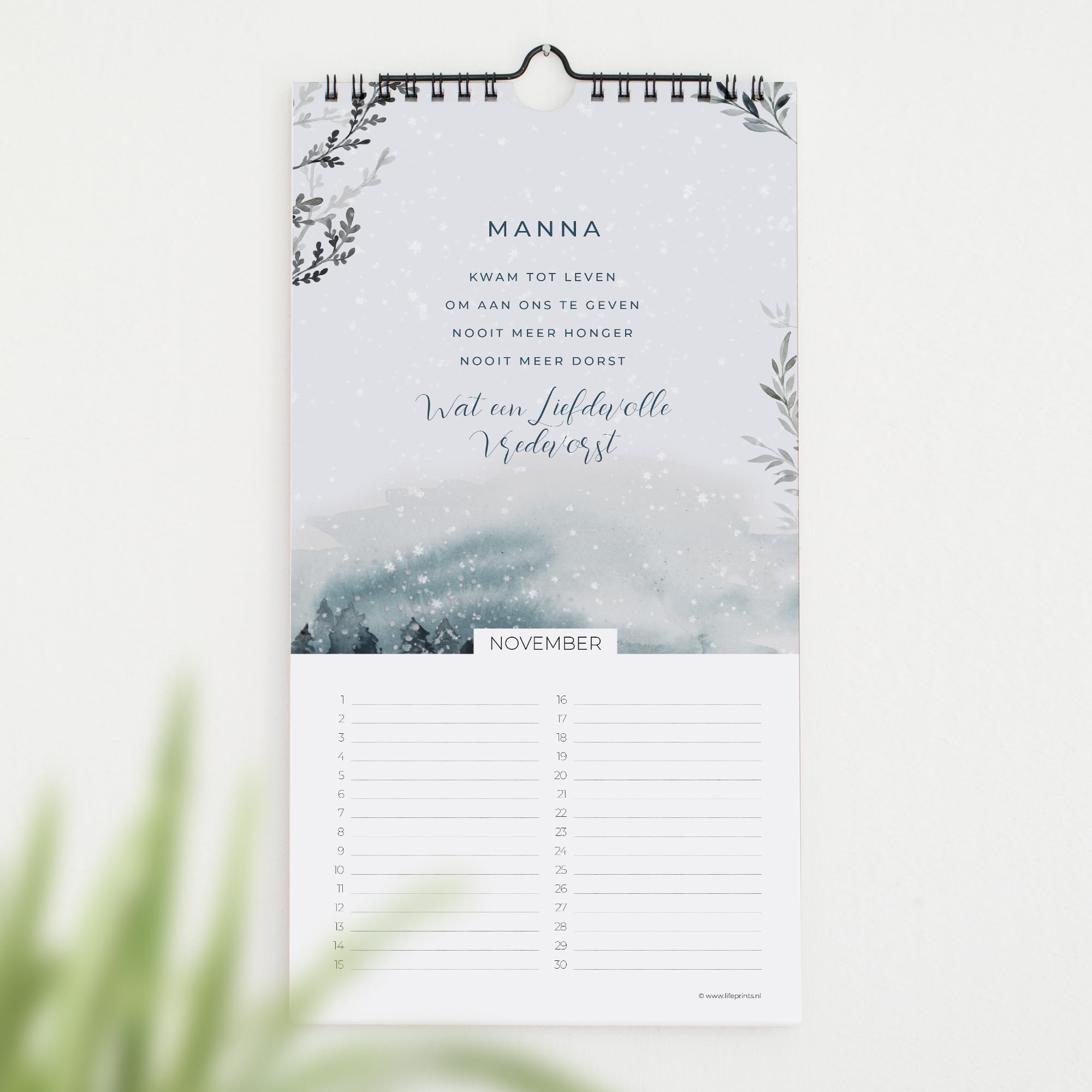 Nieuw Lifeprints verjaardagskalender 'Bloom in Grace' Lifeprints
