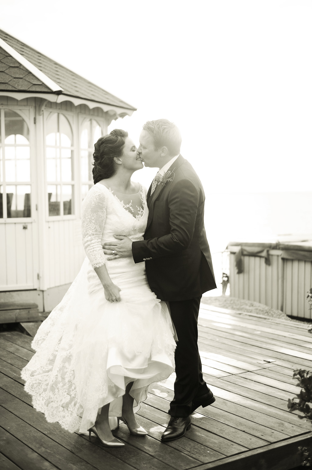 Underbart bröllop på Grand Hotell i Mölle. Fotograf Li Fernstedt i