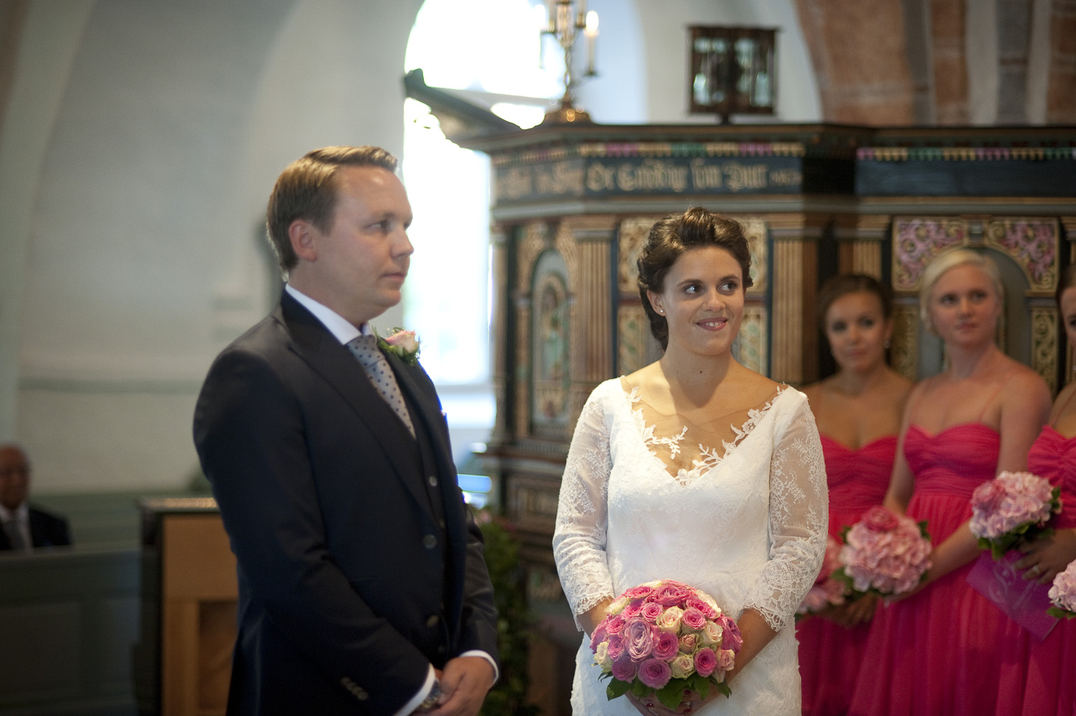 Underbart bröllop på Grand Hotell i Mölle. Fotograf Li Fernstedt i