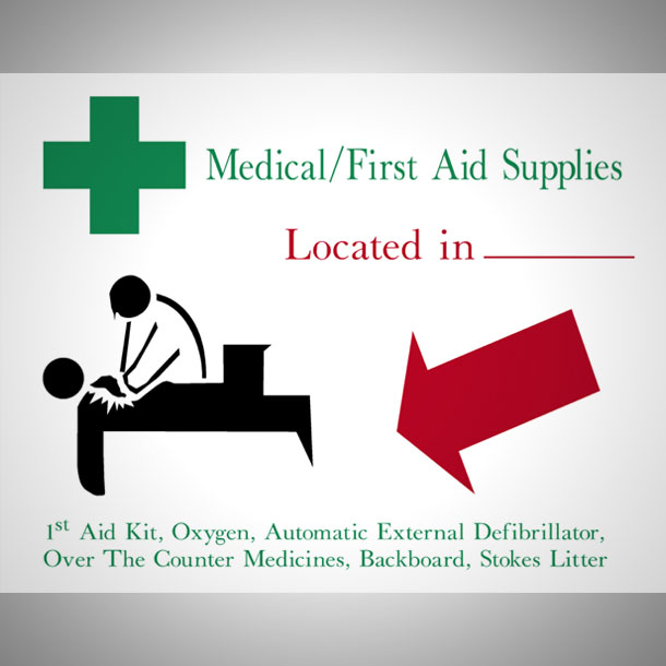 First Aid Kit Location (Customized) Life Saving Equipment Repair Co