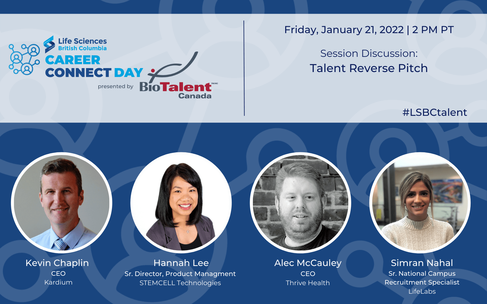 Career Connect Day presented by BioTalent Canada - Life Sciences