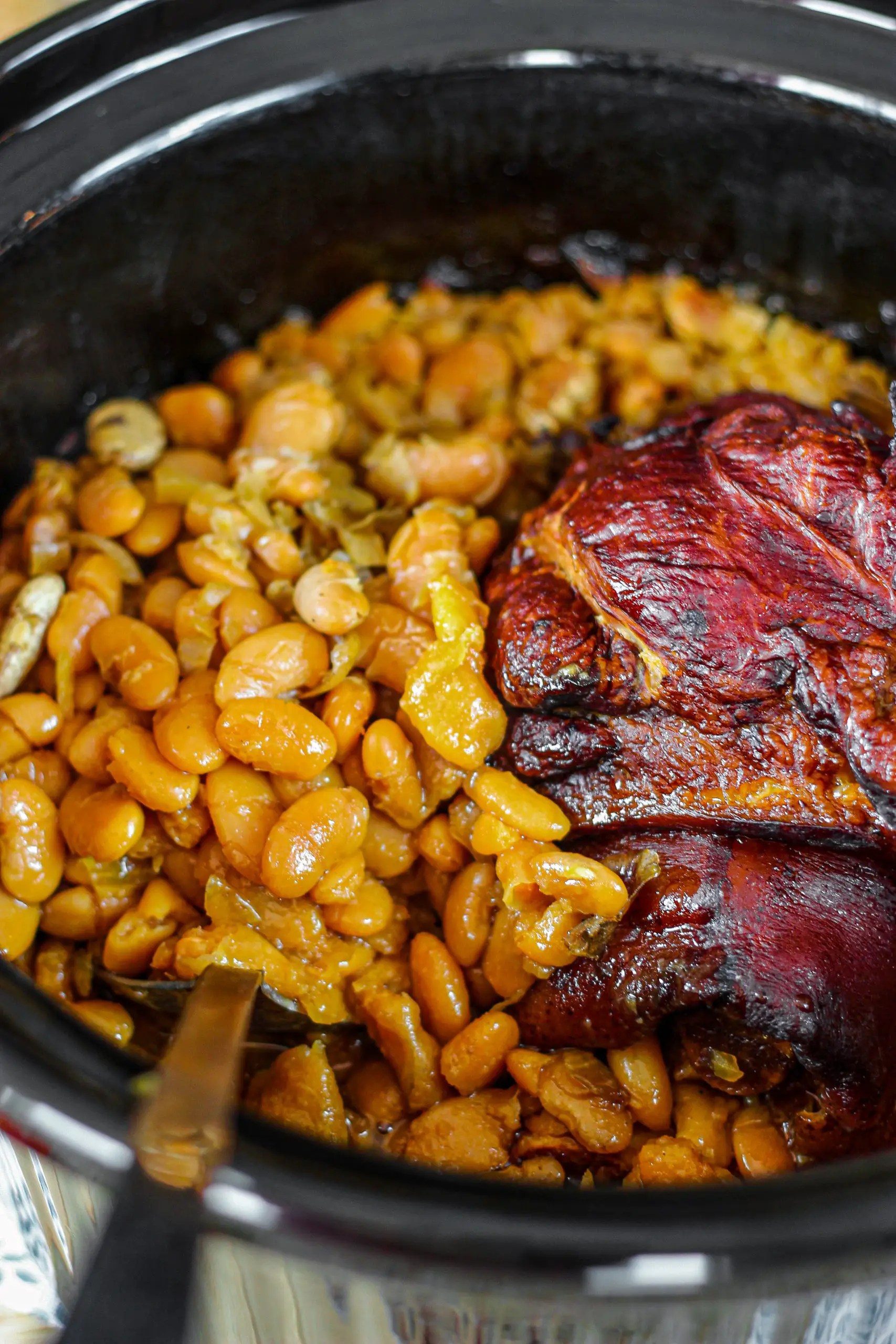 Great Northern Beans in a Crockpot Life She Has