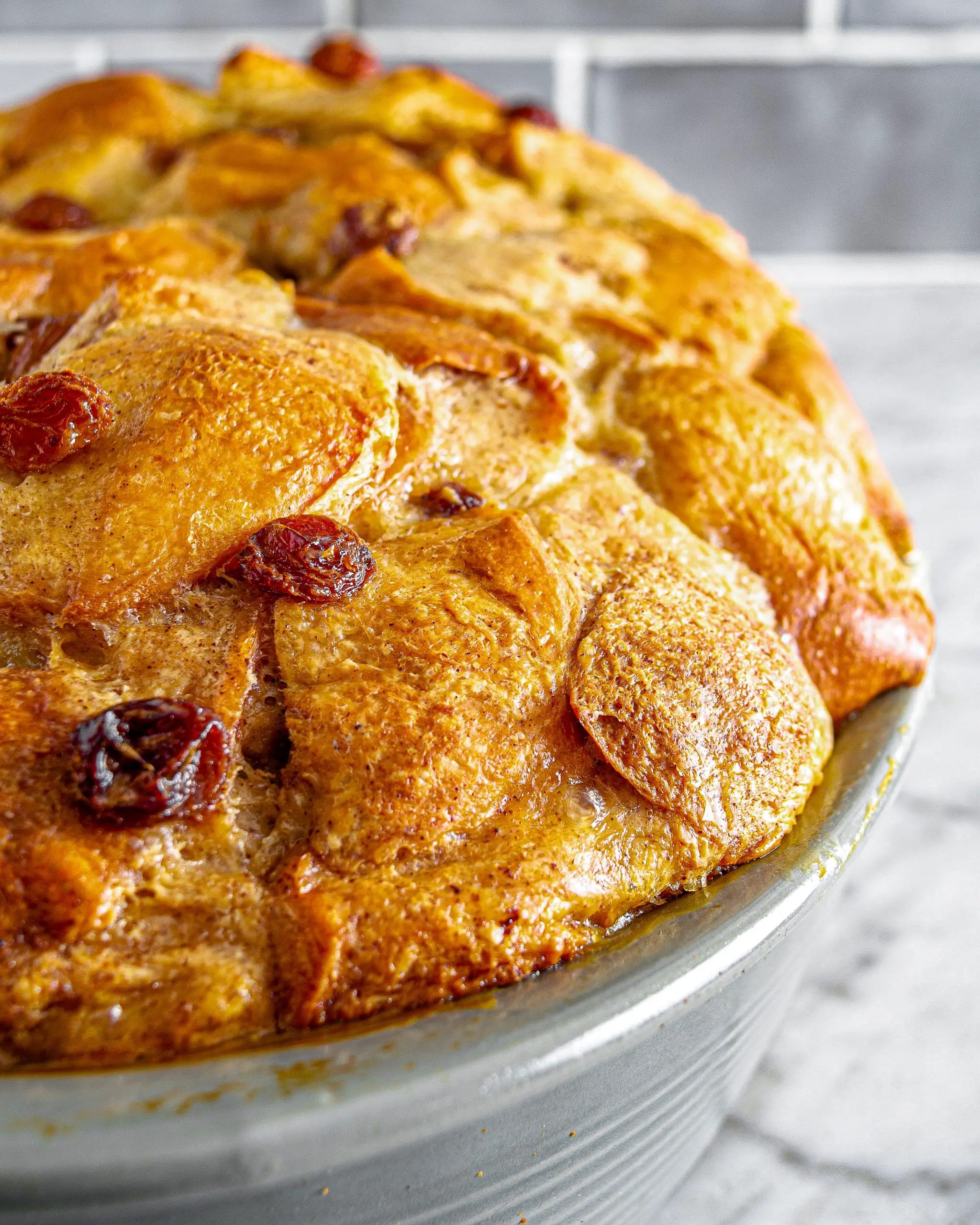 Cinnamon Raisin Bread Pudding Life She Has