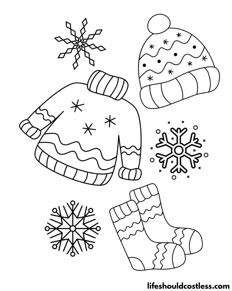 Snow Coloring Pages (free printable PDF templates) Life Should Cost Less Snow Coloring Pages (free printable PDF templates) Life Should Cost Less